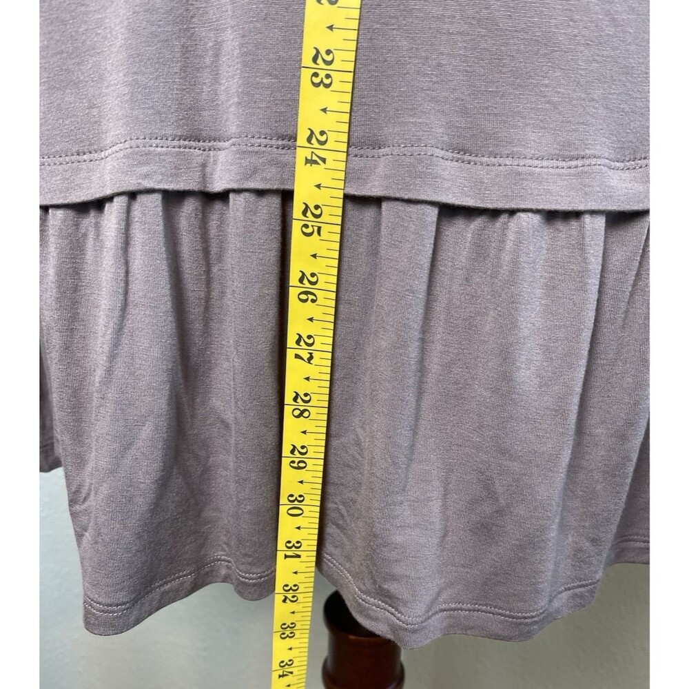 Lori Goldstein NEW! womens oversized long sleeve ruffle lightweight top XL - Picture 6 of 7